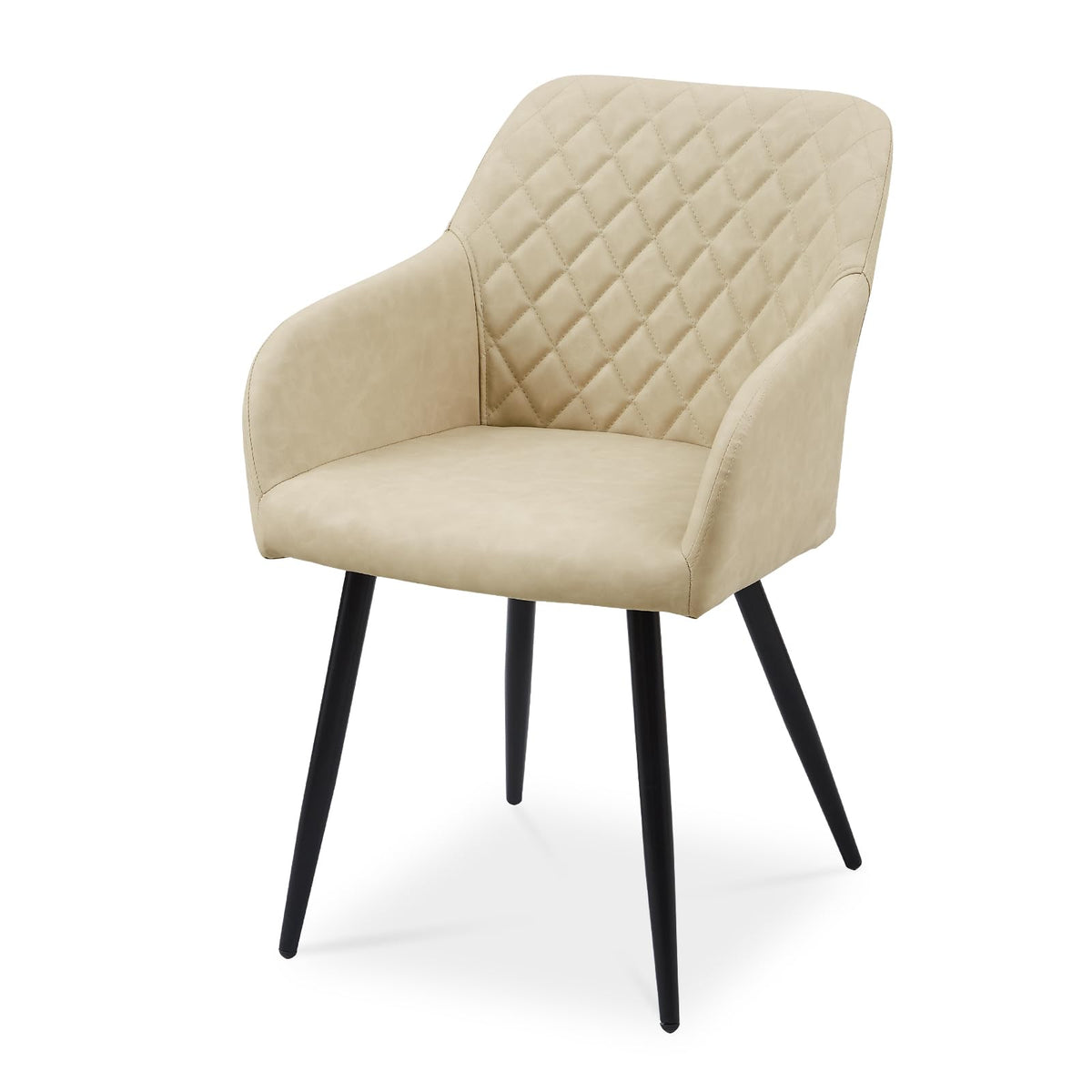 CLIPOP Esszimmerstühle 4er Set, Küchenstühle Grau Kunstlederstoff stühle Polsterstühle mit Armlehne Metallbeine Polstersessel Stühle für Esszimmer Küche (4, Kunstleder Grau)