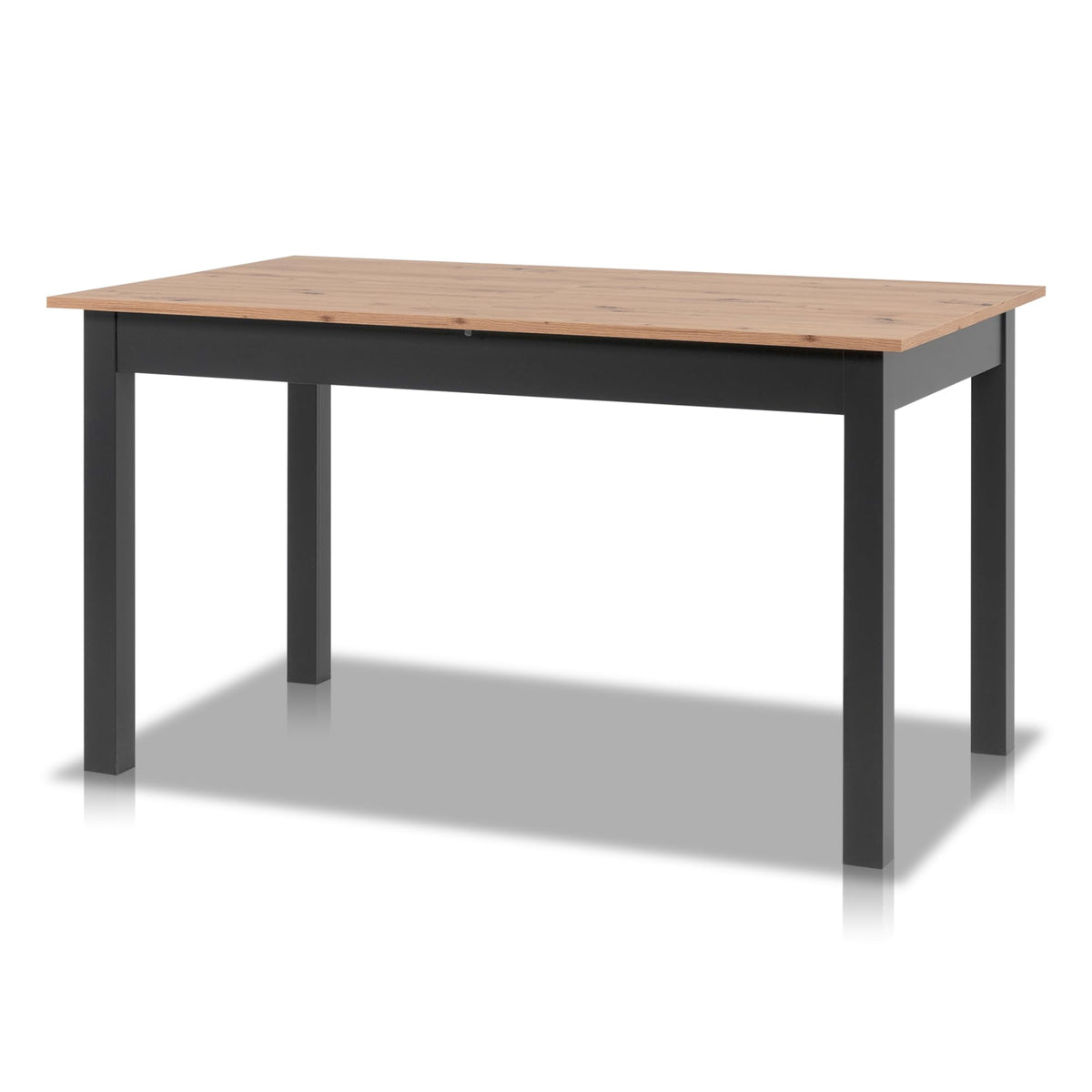 smart Esstisch 140x80 cm Asteiche, Küchentisch ausziehbar bis 180 cm, Esszimmertisch aus Holzwerkstoff inkl. erweiterbare Auszugsplatte, moderner Tisch für bis zu 8 Personen