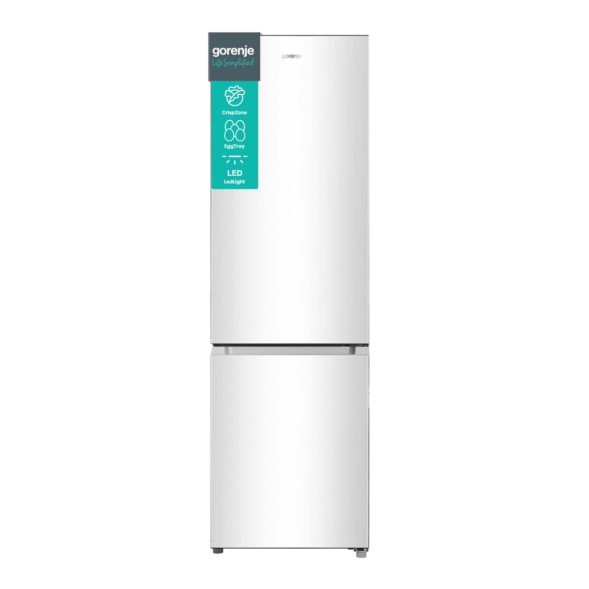 Gorenje RK 4182 PS4 Kühl-Gefrier-Kombination/ Höhe 180 cm/ Kühlen 198 L/ Gefrieren 66 L/ Gemüsefach/ 39dB/ LED Beleuchtung/ HxBxT: 180 x 55 x 55,7 cm / Grau