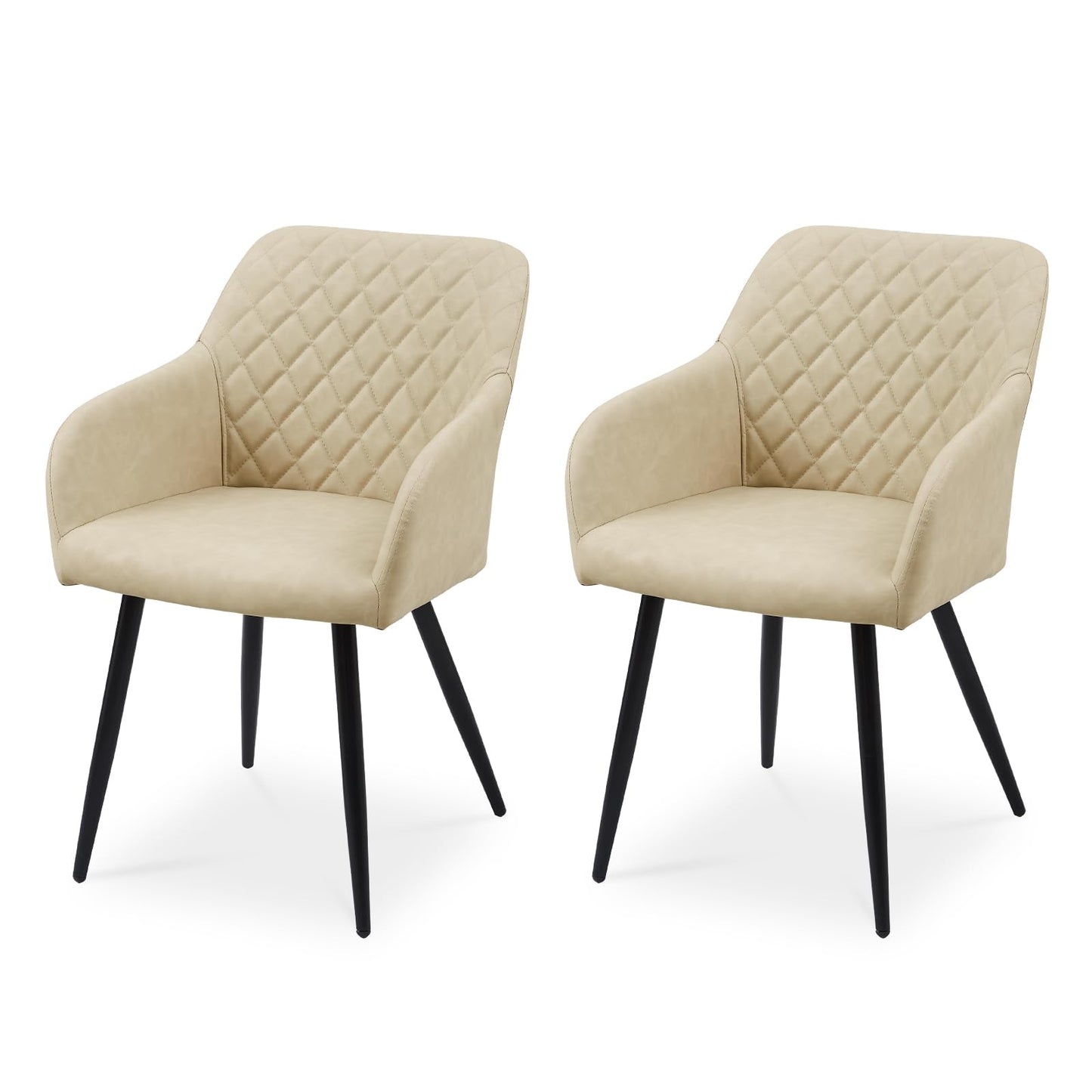 CLIPOP Esszimmerstühle 2er Set, Küchenstühle Grau Samtstoff stühle Polsterstühle mit Armlehne Metallbeine Polstersessel Stühle für Esszimmer Küche (2, Samt Grau)
