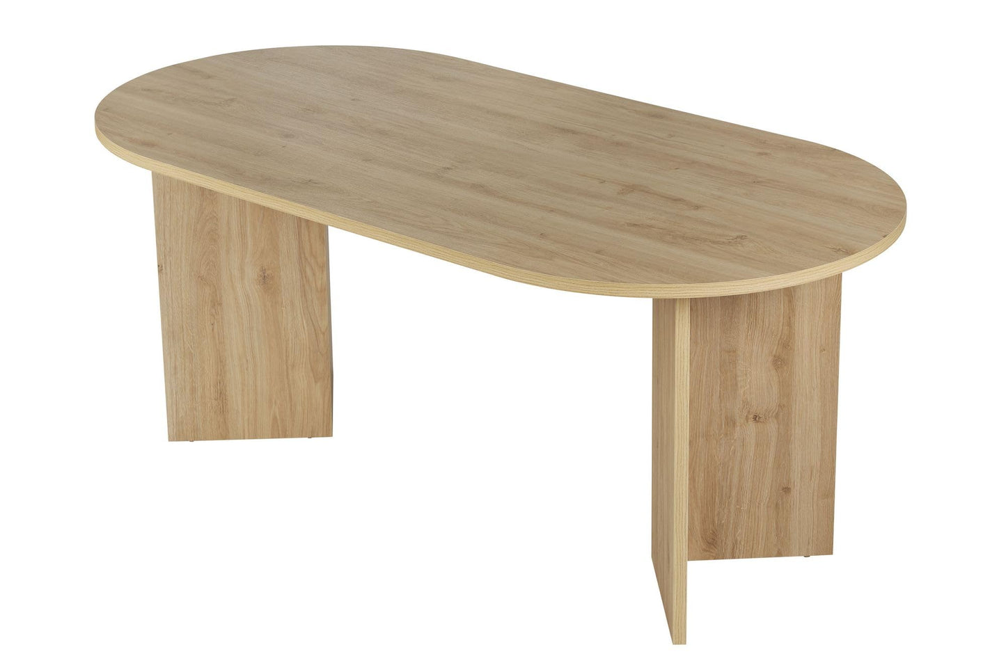 Moderner Esstisch, 180 x 90 x 75 cm, Travertine & Walnuss-Farben | 100% melaminbeschichtete Spanplatte, 25 mm Stärke | stilvolles & langlebiges Design, perfekt für zeitgemäße Essbereiche