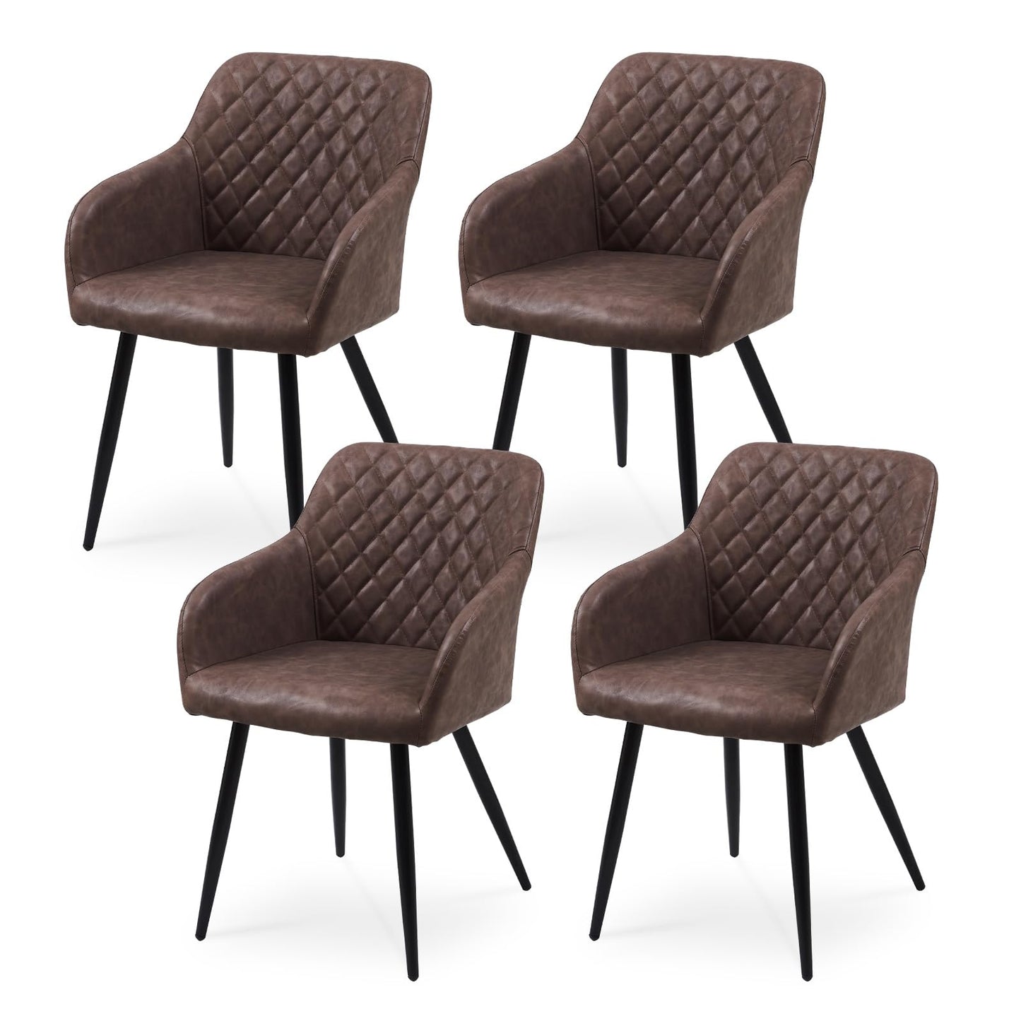 CLIPOP Esszimmerstühle 2er Set, Küchenstühle Grau Samtstoff stühle Polsterstühle mit Armlehne Metallbeine Polstersessel Stühle für Esszimmer Küche (2, Samt Grau)