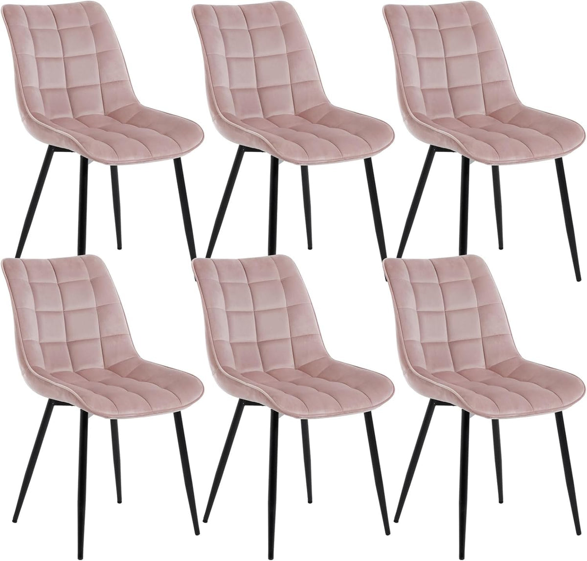 WOLTU Esszimmerstühle 4er Set, Küchenstühle gepolstert mit Rückenlehne