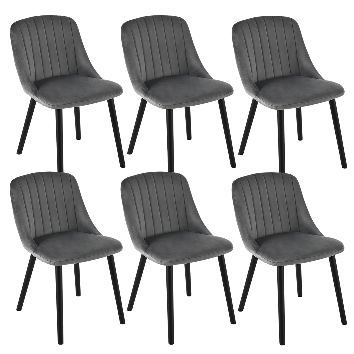 Esszimmerstühle Beige 4er Set Holzbeine Polsterstuhl Küchenstuhl aus Polyester Stühle Esszimmer Wohnzimmerstuhl für Esszimmer Küche Büro