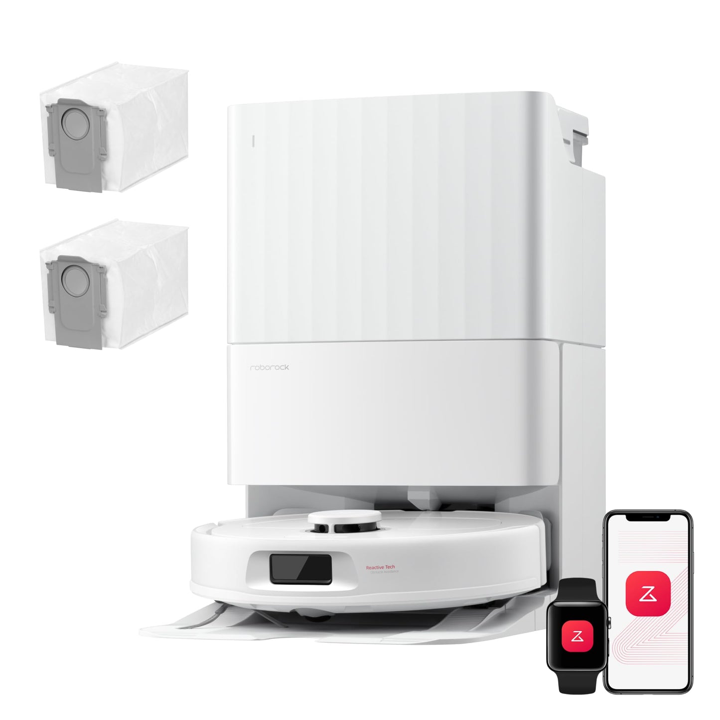roborock Qrevo S Pro Saugroboter mit Wischfunktion, 18.500 Pa Saugkraft