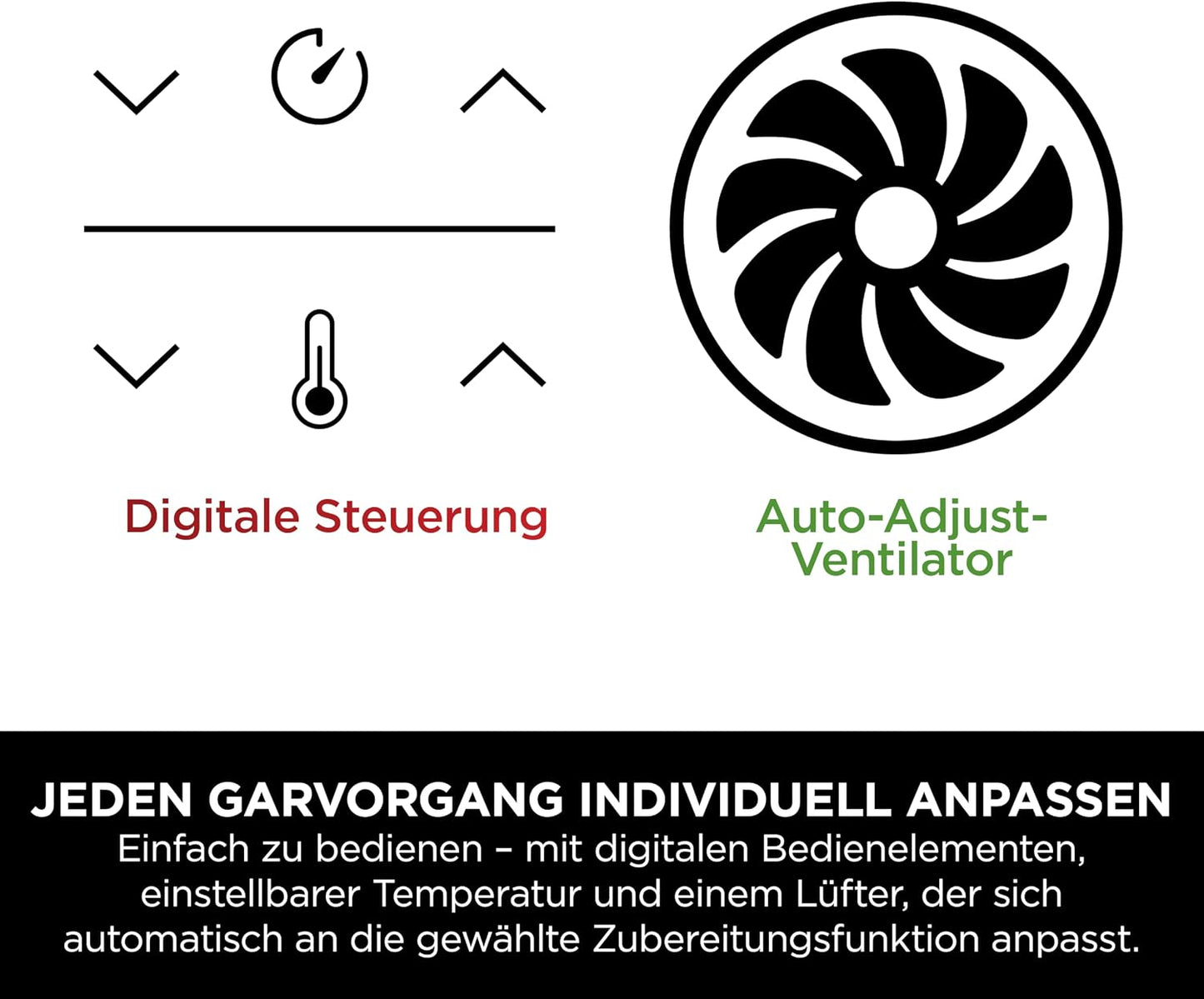 Ninja Dual Zone Digital Air Fryer, 2 Schubladen, Metallic Grau DZ400EU
