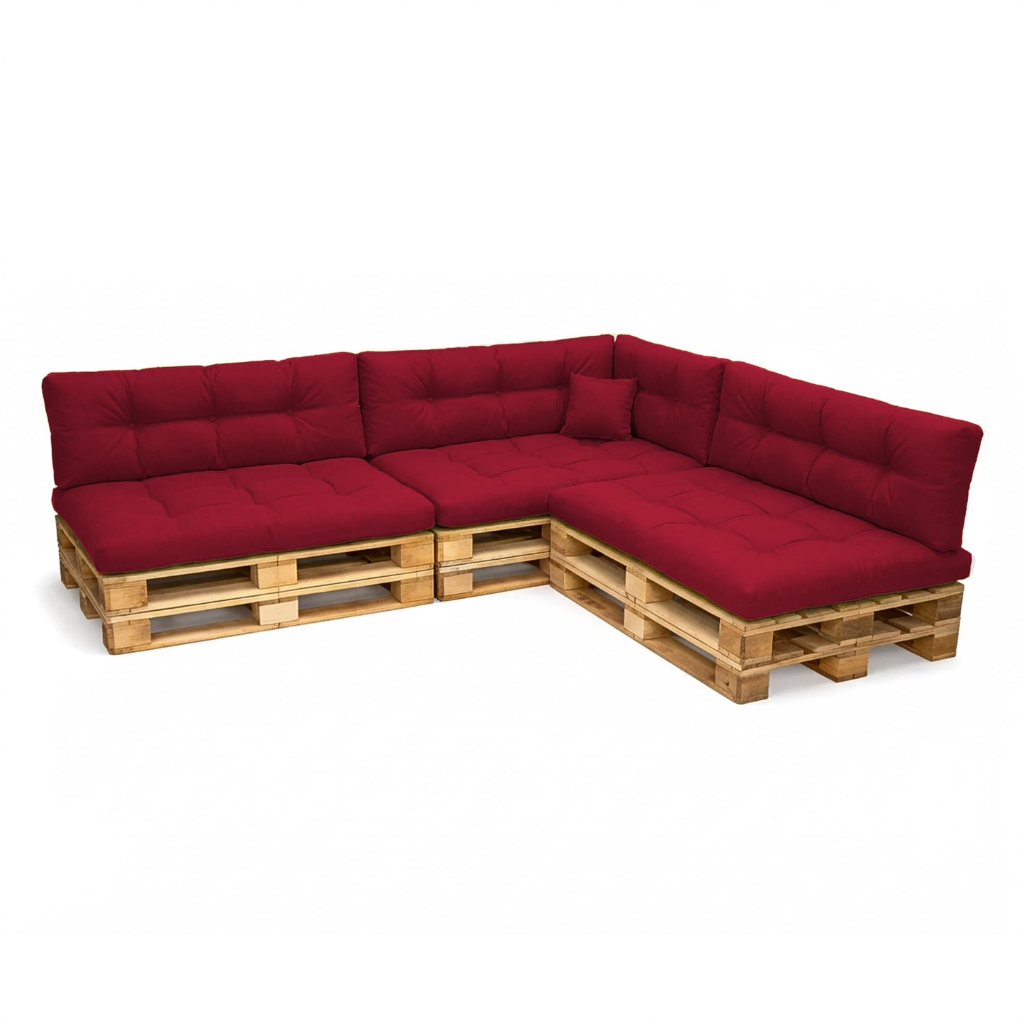 POKAR Palettenkissen Wasserabweisend Palettenauflagen Palettenmöbel Palettensofa 8er Set: Sitzkissen 120x80 + Rückenlehne 120x40, Anthrazit