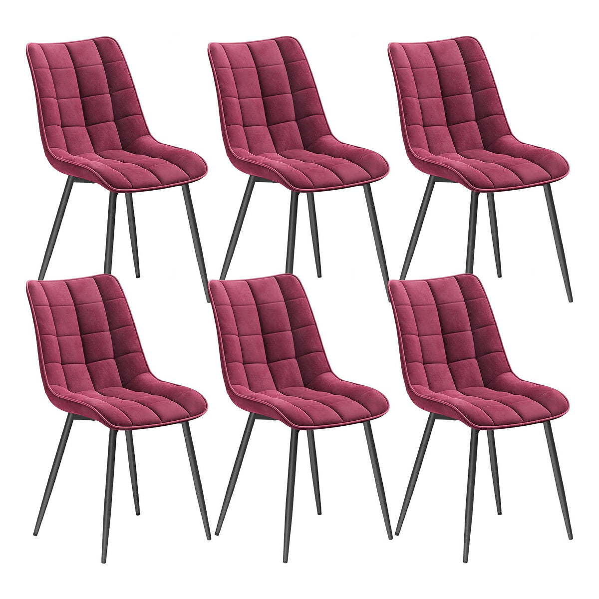 WOLTU Esszimmerstühle 4er Set, Küchenstühle gepolstert mit Rückenlehne