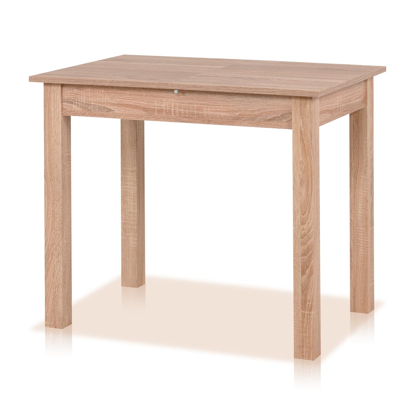 smart Esstisch 140x80 cm Asteiche, Küchentisch ausziehbar bis 180 cm, Esszimmertisch aus Holzwerkstoff inkl. erweiterbare Auszugsplatte, moderner Tisch für bis zu 8 Personen