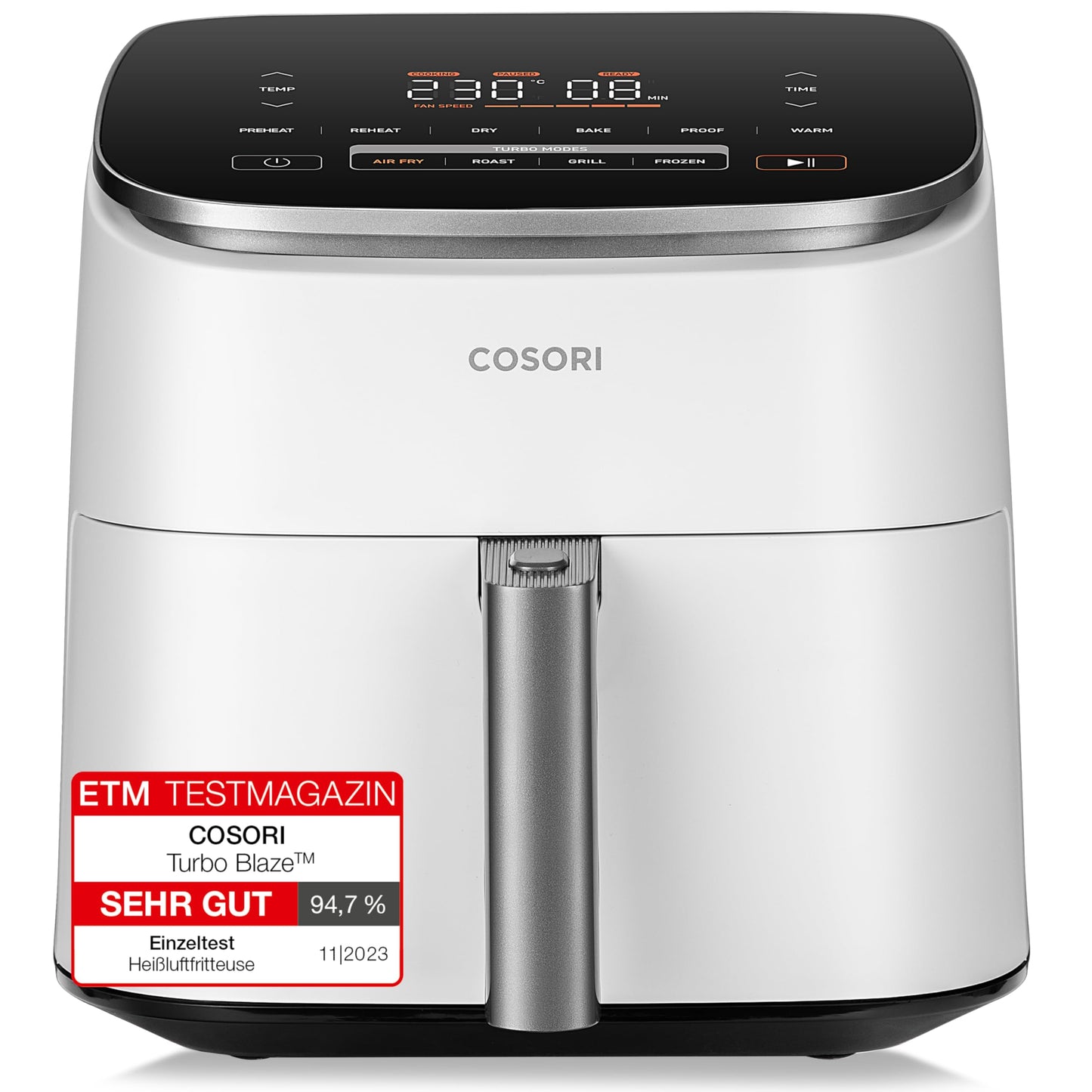 Cosori Airfryer, Turboblaze, 9-in-1 6L Heißluftfritteuse