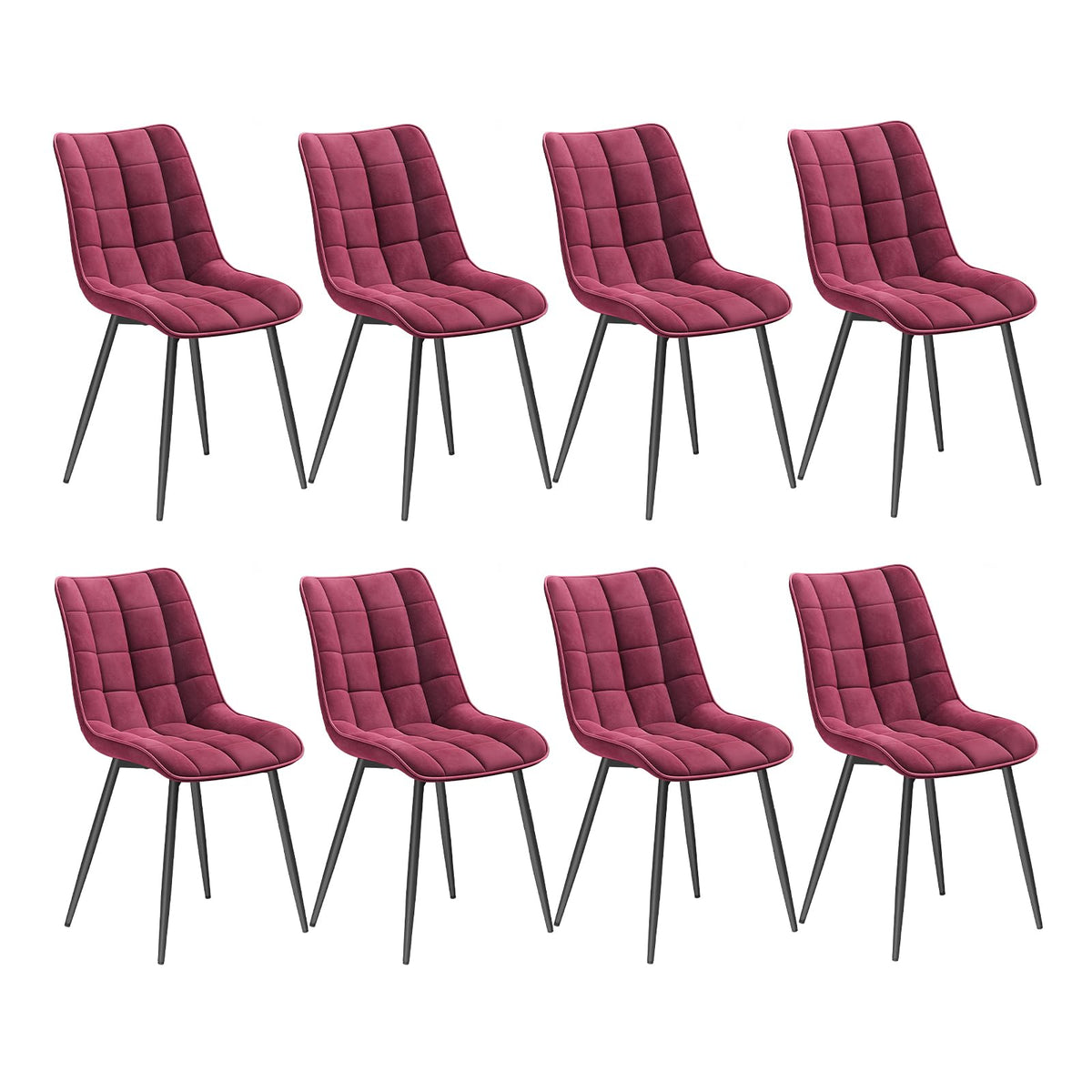 WOLTU Esszimmerstühle 4er Set, Küchenstühle gepolstert mit Rückenlehne