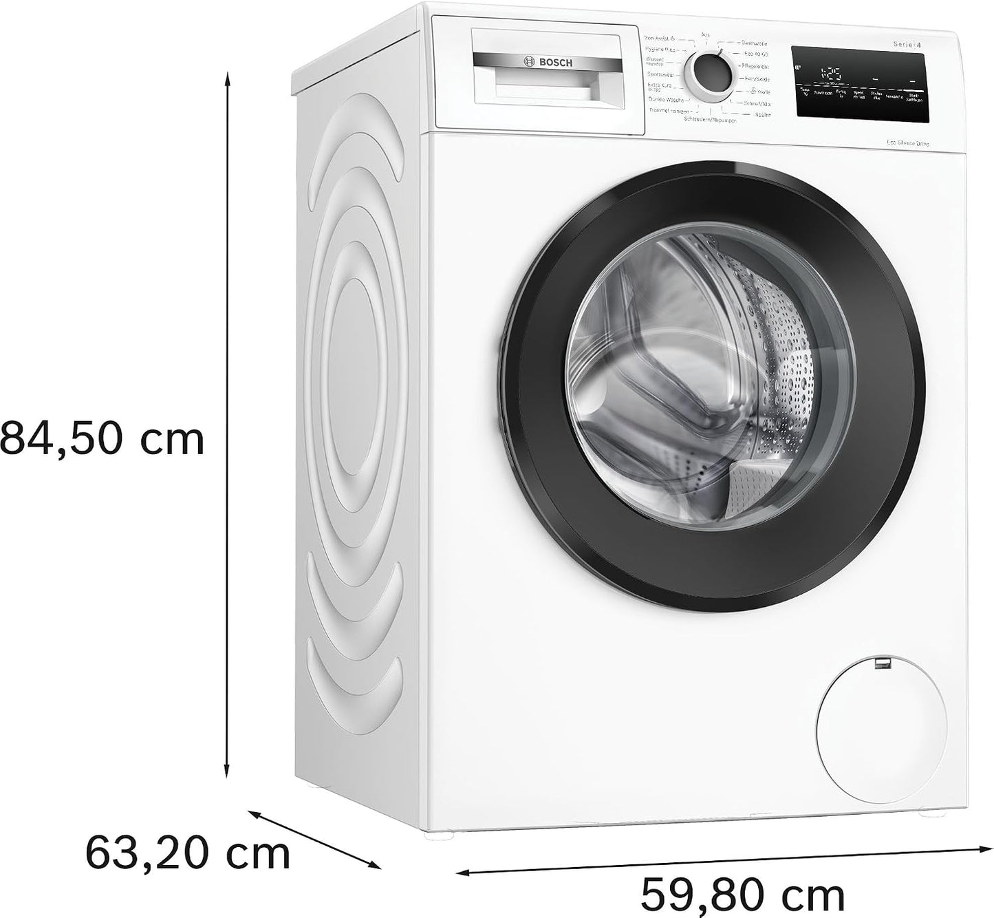 Bosch Serie 4 Waschmaschine 8 kg 1400 UpM Faltenreduzierung WAN282K4