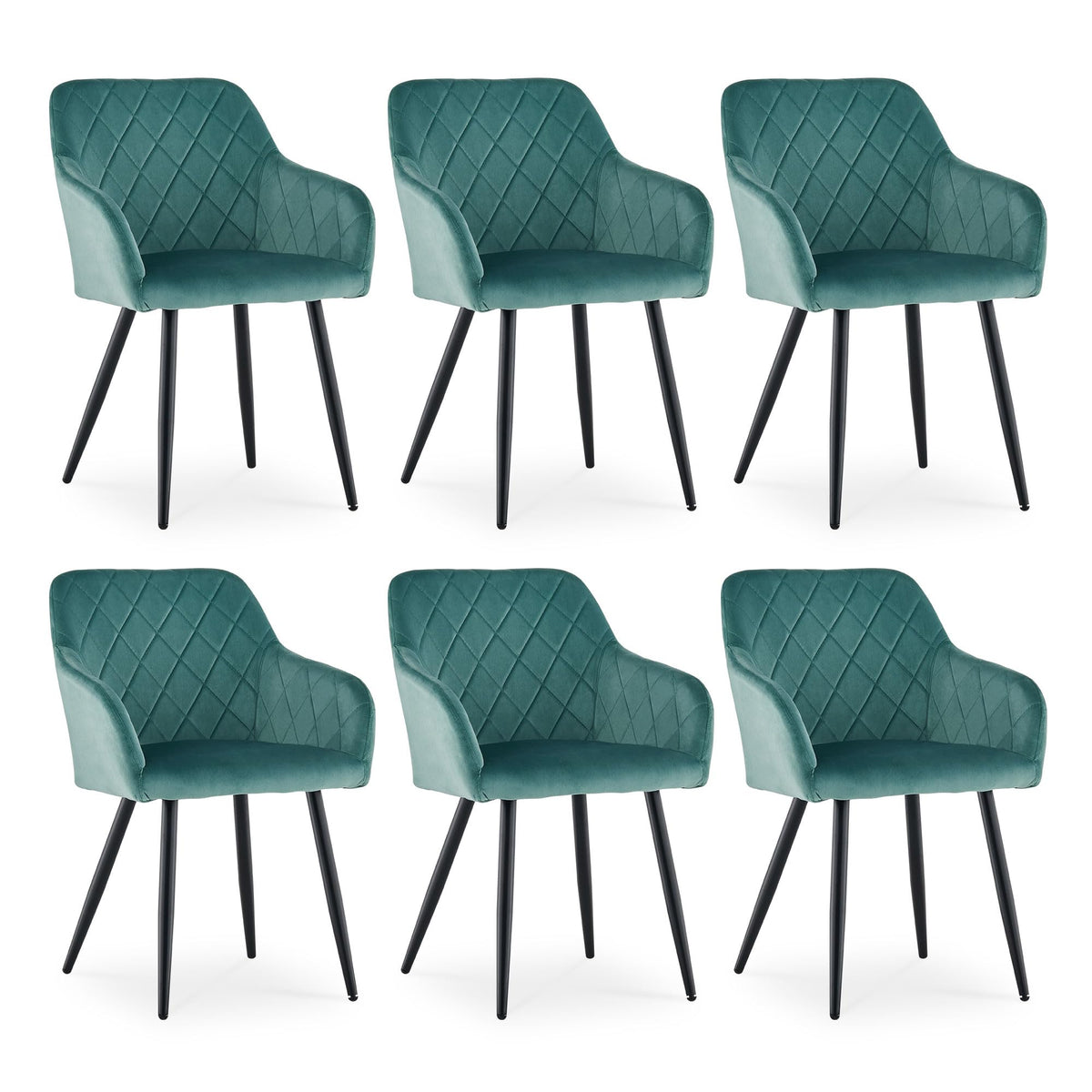 CLIPOP Esszimmerstühle 2er Set, Küchenstühle Grau Samtstoff stühle Polsterstühle mit Armlehne Metallbeine Polstersessel Stühle für Esszimmer Küche (2, Samt Grau)