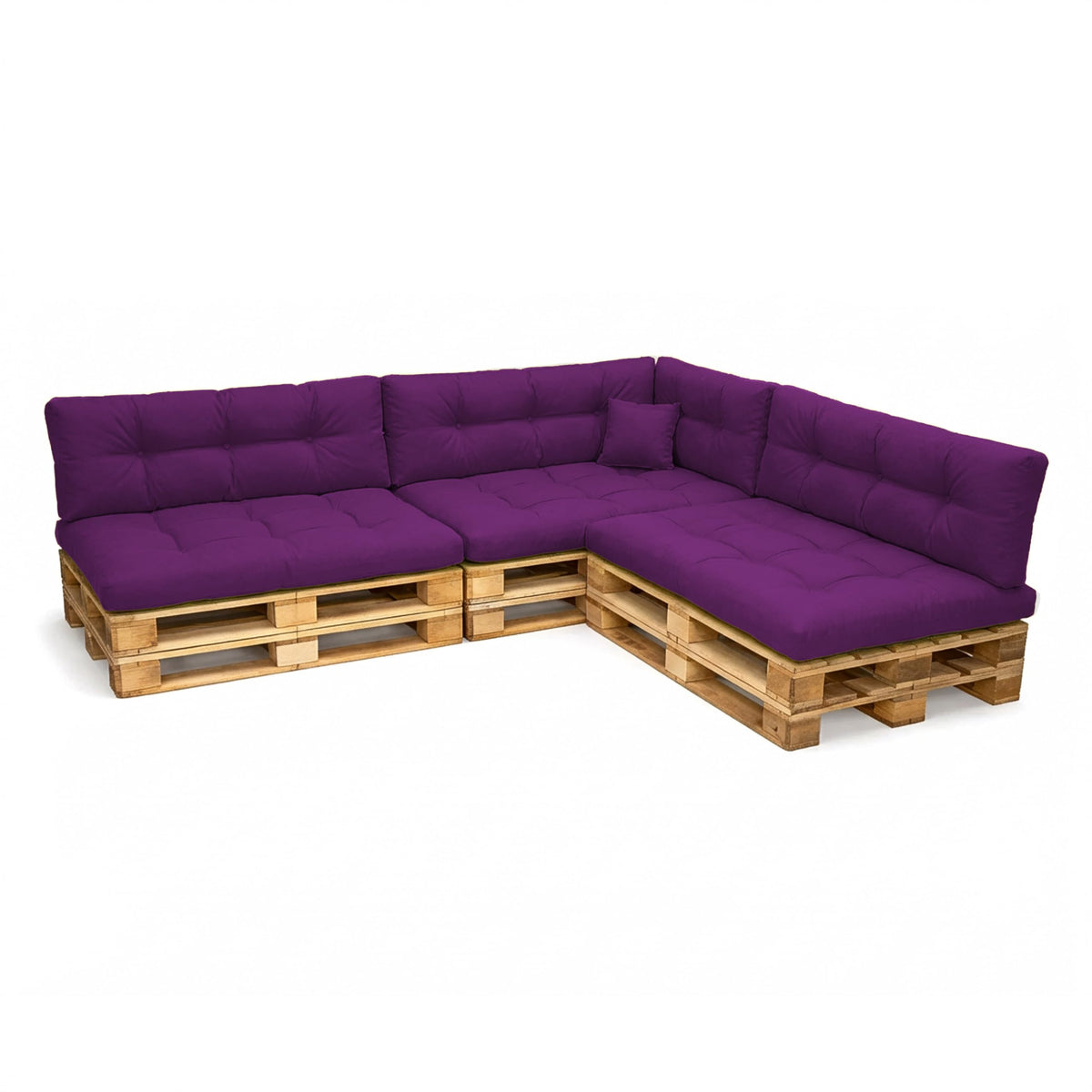 POKAR Palettenkissen Wasserabweisend Palettenauflagen Palettenmöbel Palettensofa 8er Set: Sitzkissen 120x80 + Rückenlehne 120x40, Anthrazit