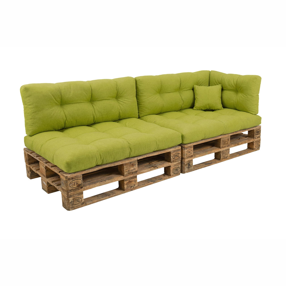 POKAR Palettenkissen Wasserabweisend Palettenauflagen Palettenmöbel Palettensofa 8er Set: Sitzkissen 120x80 + Rückenlehne 120x40, Anthrazit