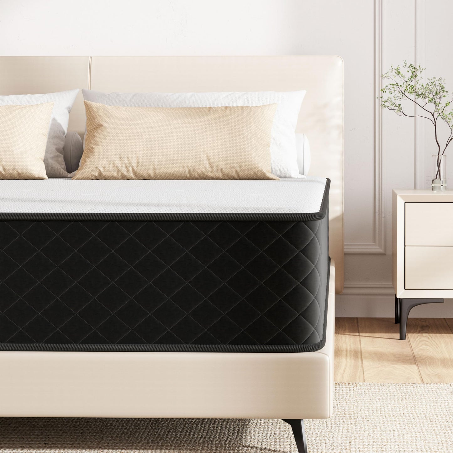 Matoresu Matratze 160x200 H2 H3 25 cm – 7-Zonen Taschenfederkern mit Memory Foam, Kaltschaum & Öko-Tex, Hybridmatratze