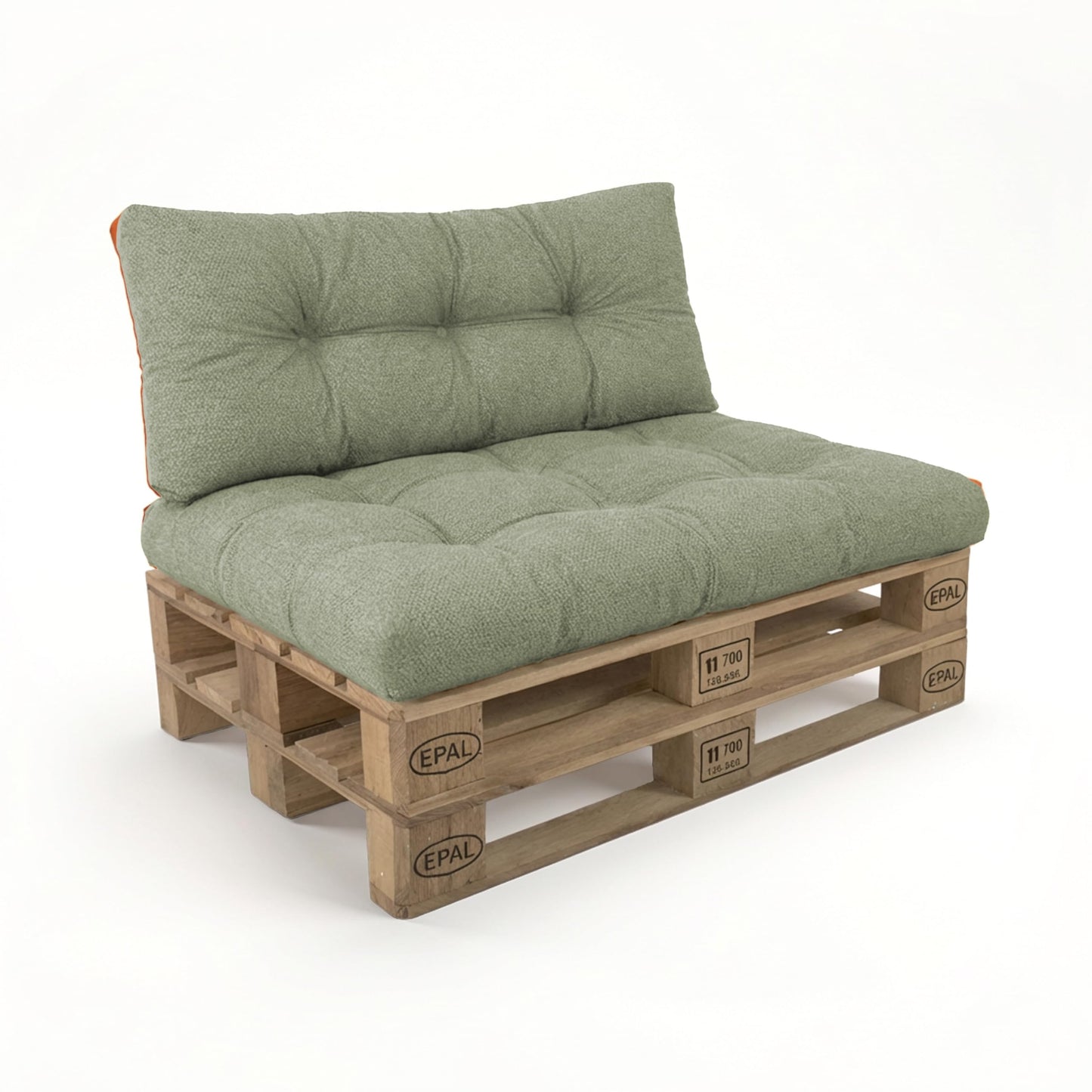 POKAR Palettenkissen Wasserabweisend Palettenauflagen Palettenmöbel Palettensofa 8er Set: Sitzkissen 120x80 + Rückenlehne 120x40, Anthrazit