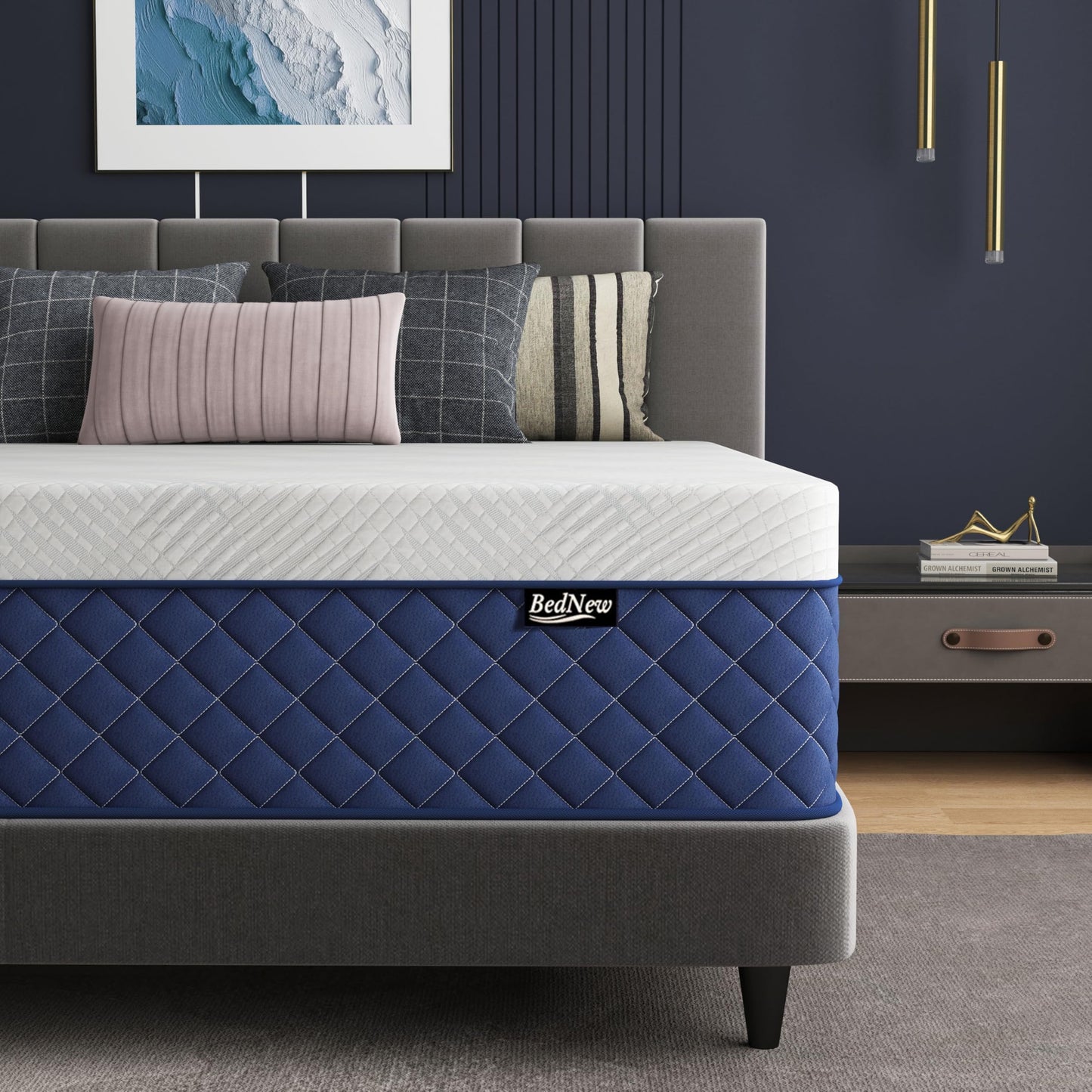 Matratze 180 x 200cm, Federkernmatratze H3 Höhe 31cm 7-Zonen Orthopädische Taschenfederkernmatratze mit Comfort Memory-Schaum Schicht