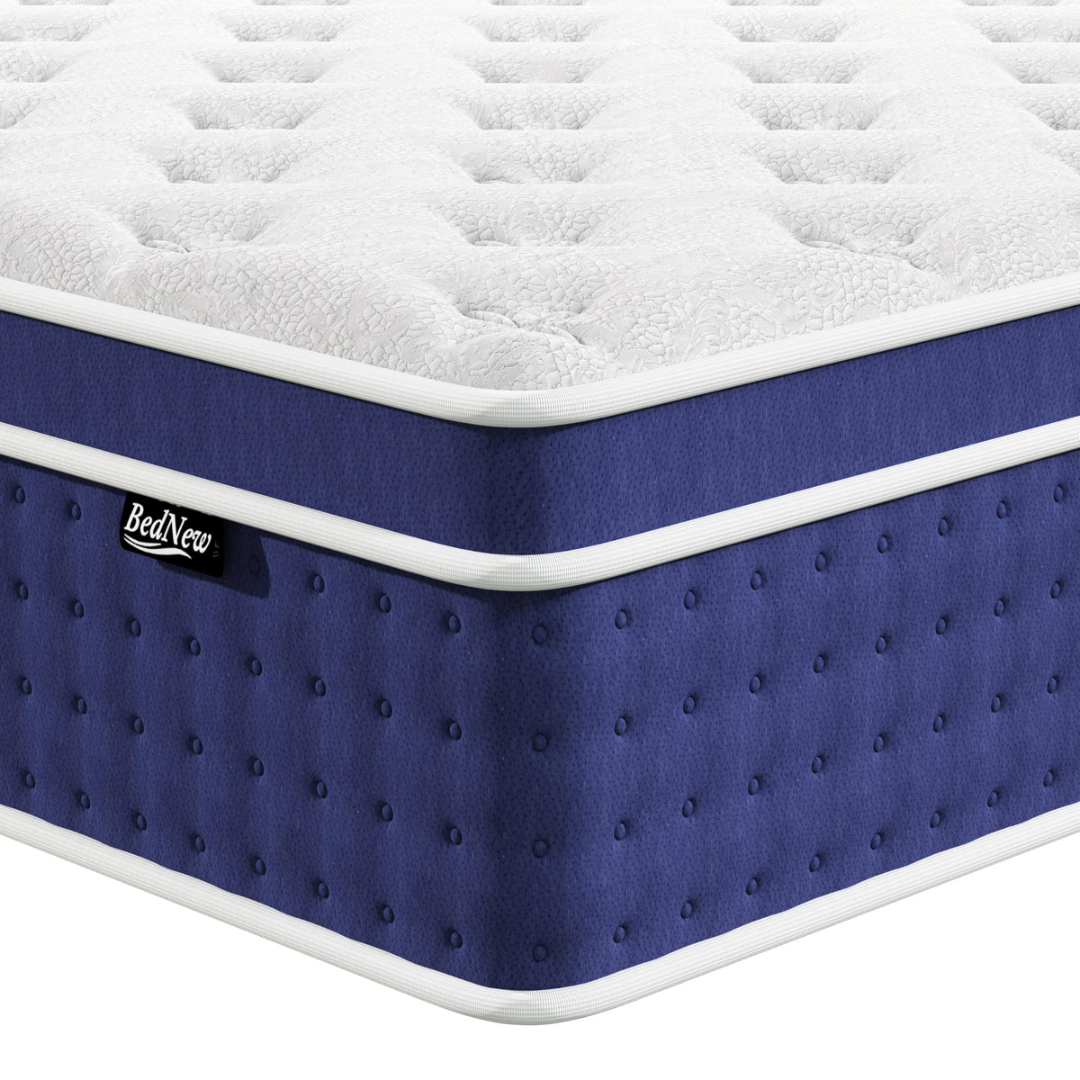 Matratze 180 x 200cm, Federkernmatratze H3 Höhe 31cm 7-Zonen Orthopädische Taschenfederkernmatratze mit Comfort Memory-Schaum Schicht