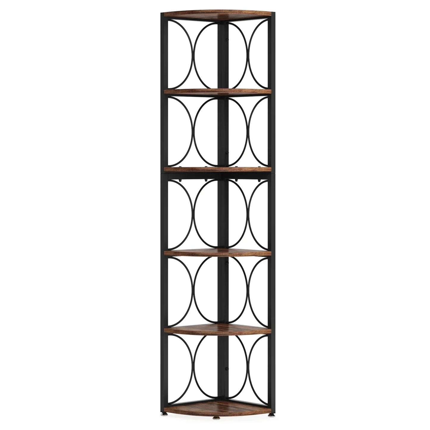 Rustik Schönes Eckregal – Industrielles Design – 170 cm Höhe